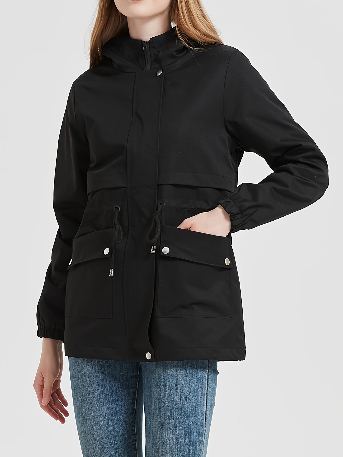 Women's Stylish Fleece Parka Jacket with Hood | Ideal for Winter