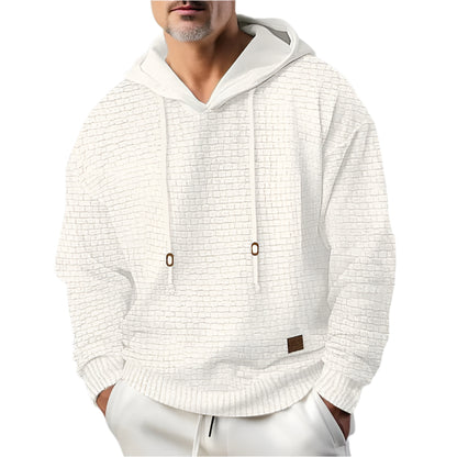 Men's Casual Hooded Wool Jumper | Ideal for Autumn/Winter